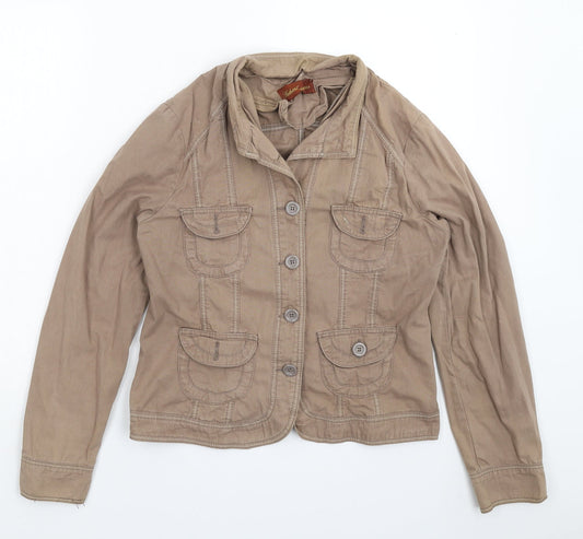 E-vie Womens Grey   Jacket  Size 14