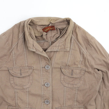 E-vie Womens Grey   Jacket  Size 14