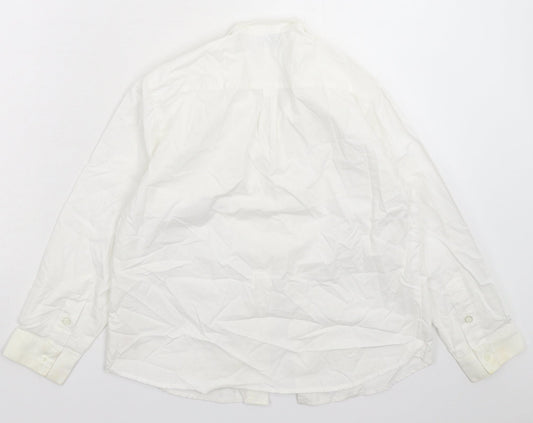BHS Boys White   Basic Button-Up Size 9-10 Years