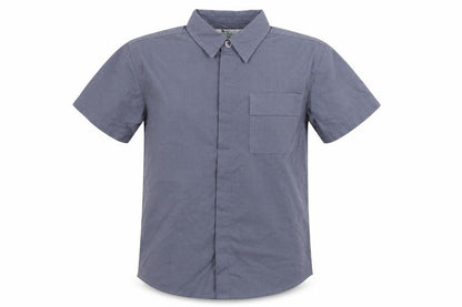 Tesco Boys Grey   Basic Button-Up Size 6-7 Years