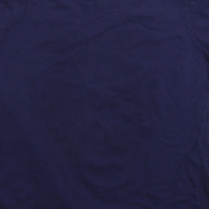 Womens UK Size 14 Miso Blue Basic T-Shirt