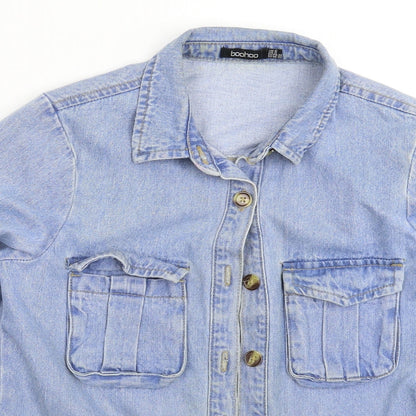 Womens UK Size 6 Boohoo Blue Jacket