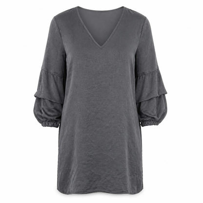 Blue Vanilla Womens Silver   Shift  Size 14