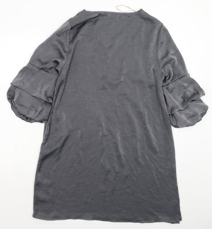 Blue Vanilla Womens Silver   Shift  Size 14