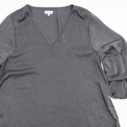 Blue Vanilla Womens Silver   Shift  Size 14