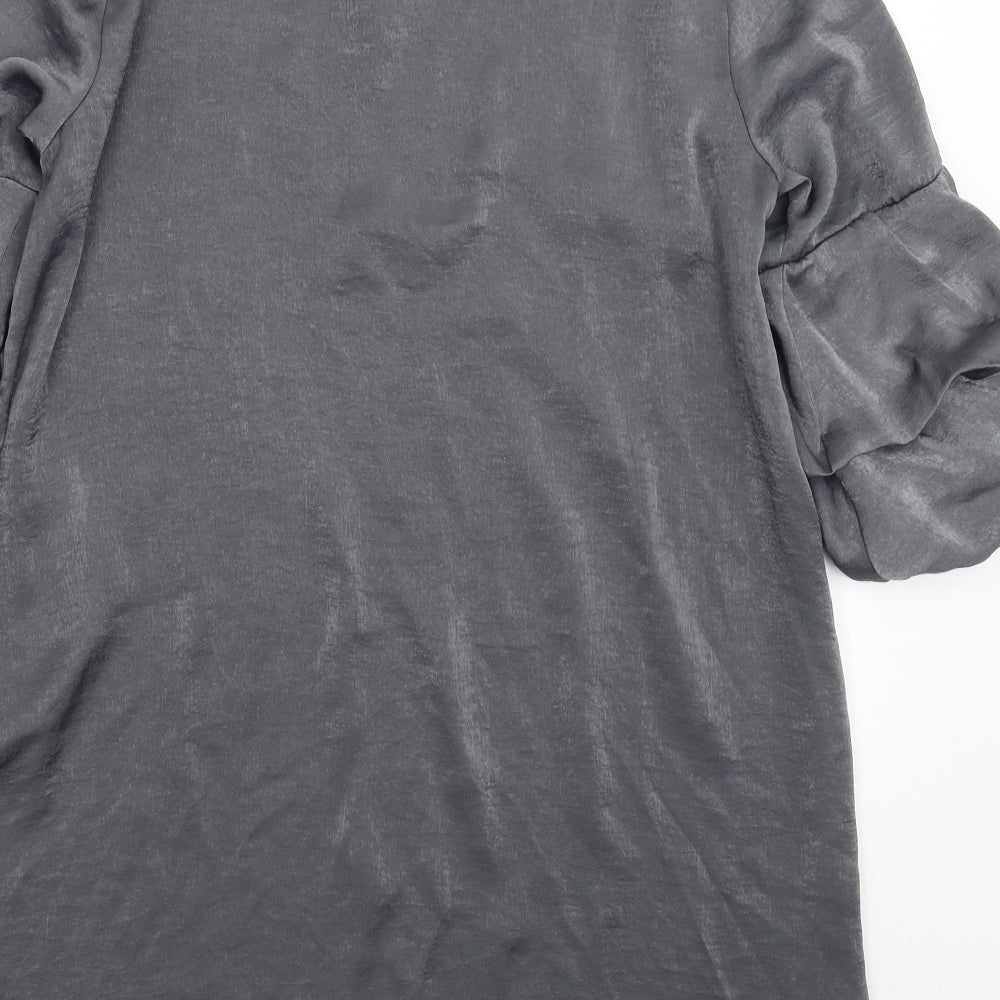 Blue Vanilla Womens Silver   Shift  Size 14