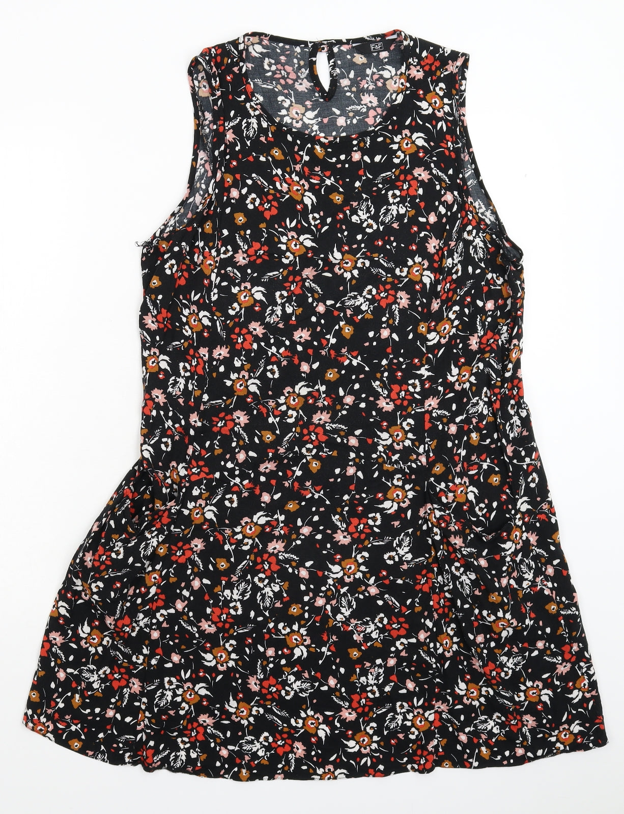 F&F Womens Multicoloured Floral  Fit & Flare  Size 14