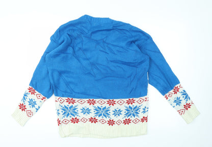 kono  Mens Multicoloured   Pullover Sweatshirt Size M