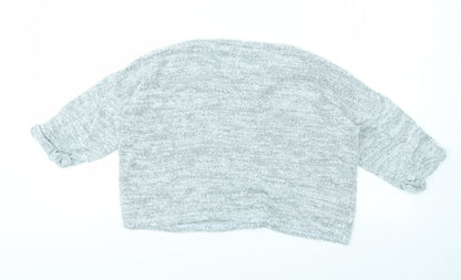 Womens UK Size 12 Dorothy Perkins Grey Basic T-Shirt