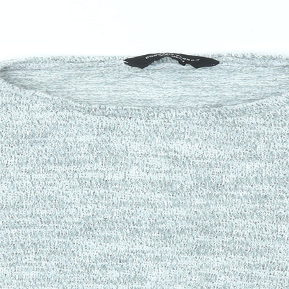 Womens UK Size 12 Dorothy Perkins Grey Basic T-Shirt