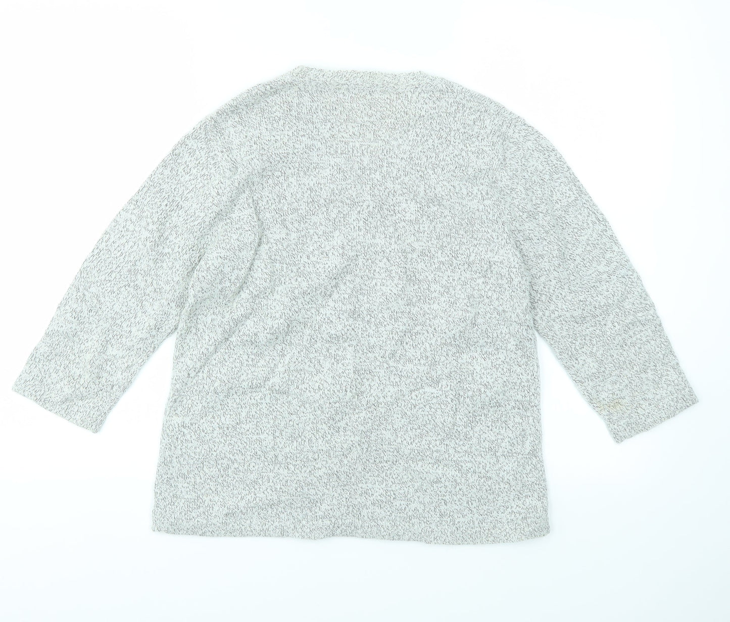 Womens UK Size 10 Damart Grey Pullover Jumper