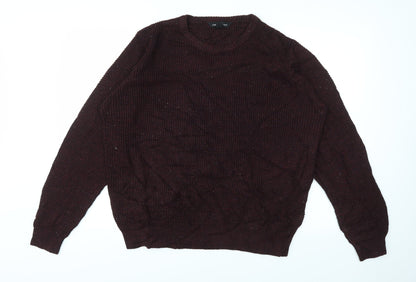 Mens UK Size XL Cedar Wood State Purple Pullover Sweatshirt