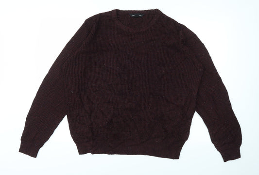 Mens UK Size XL Cedar Wood State Purple Pullover Sweatshirt