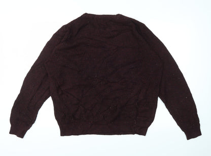 Mens UK Size XL Cedar Wood State Purple Pullover Sweatshirt