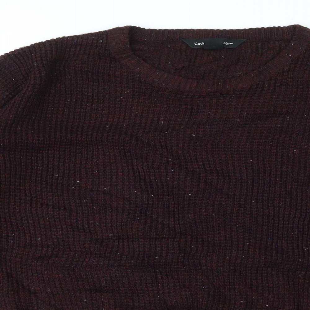 Mens UK Size XL Cedar Wood State Purple Pullover Sweatshirt