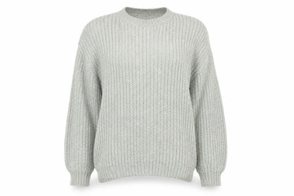 Womens UK Size S New Look Grey Pullover Jumper
