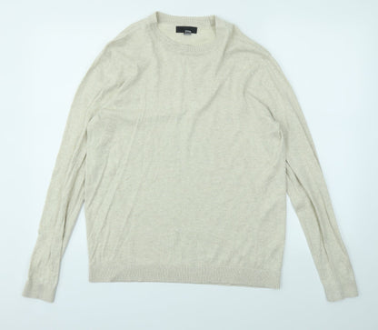 Womens UK Size L ASOS Beige Pullover Jumper