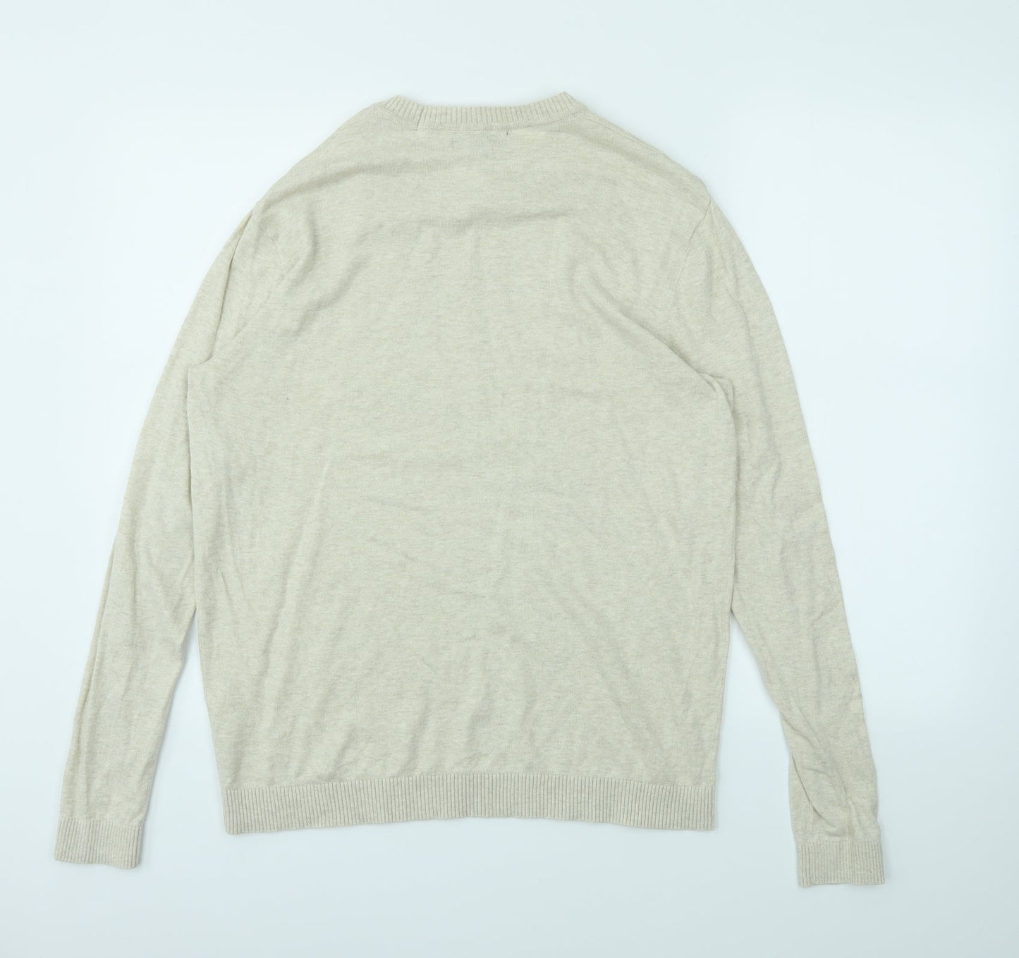 Womens UK Size L ASOS Beige Pullover Jumper