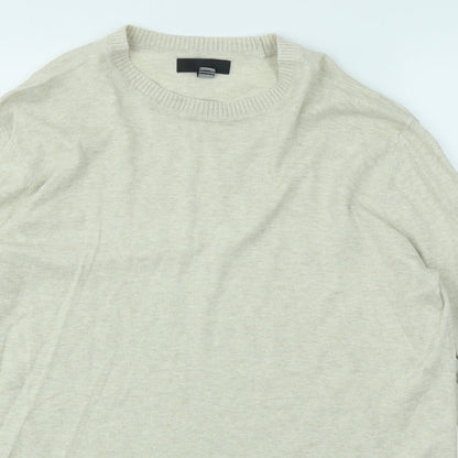 Womens UK Size L ASOS Beige Pullover Jumper