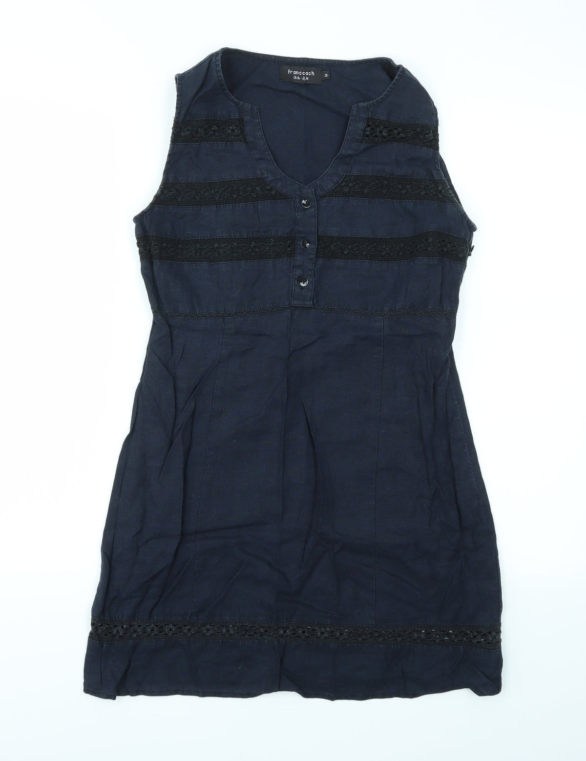 FRANCOACH Womens Blue   Fit & Flare  Size M