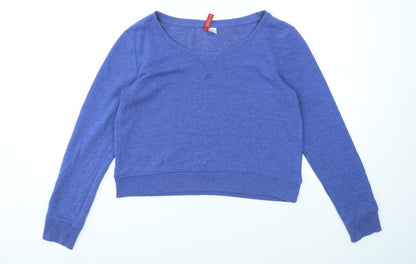 Womens UK Size 12 H&M Blue Pullover Jumper