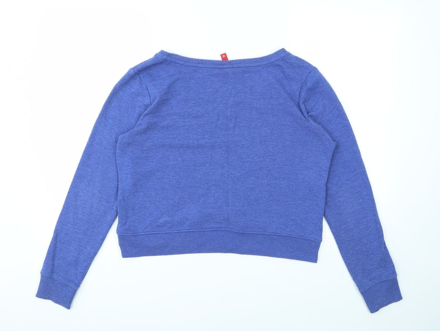 Womens UK Size 12 H&M Blue Pullover Jumper