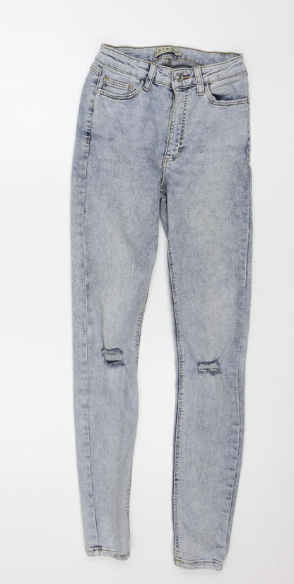 Denim & Co. Womens Blue  Denim Skinny Jeans Size 6 L27 in