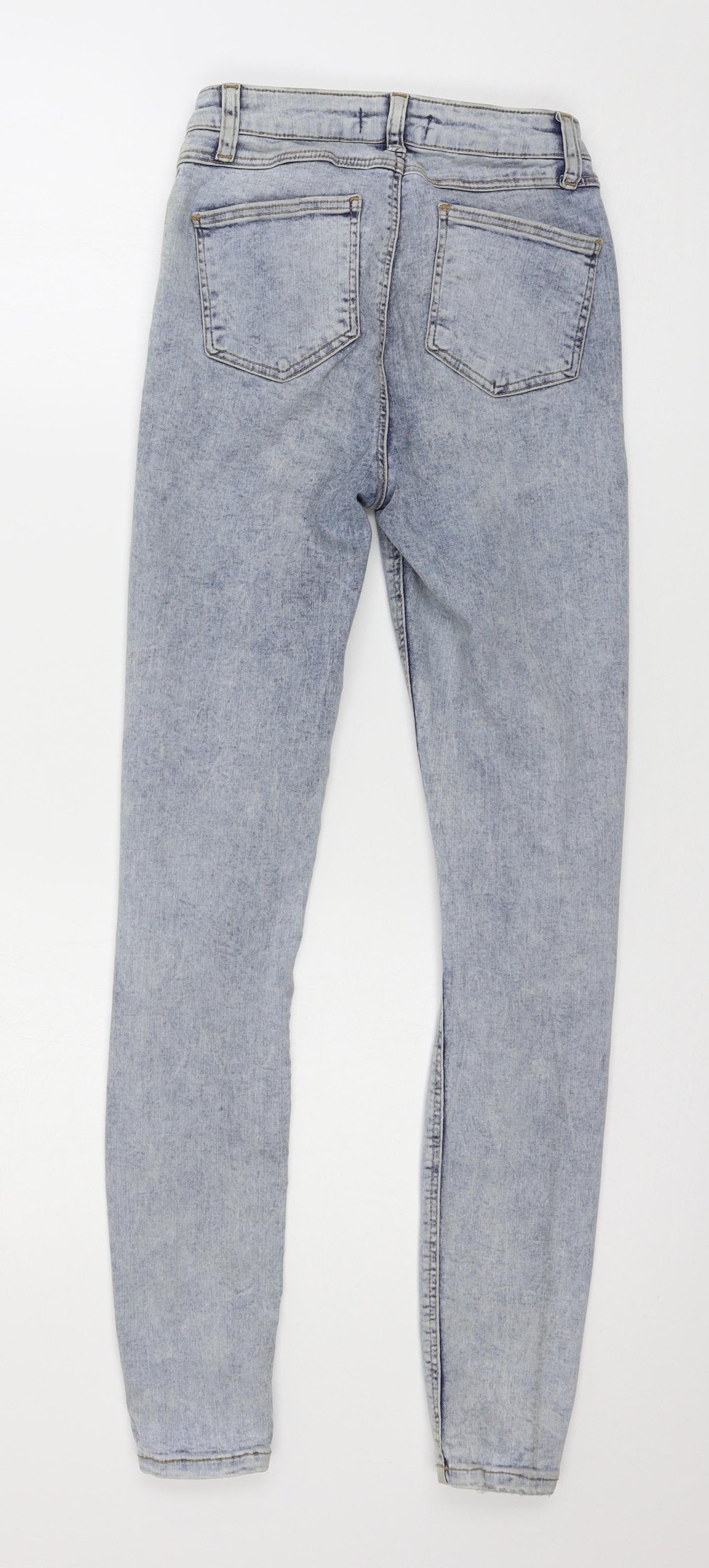 Denim & Co. Womens Blue  Denim Skinny Jeans Size 6 L27 in