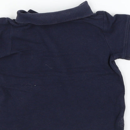 Lupliu Boys Blue  Jersey Basic T-Shirt Size 24 Months