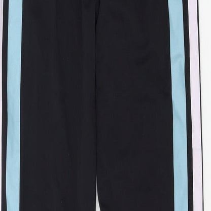 Womens UK Size 4 Workout  Capri Black Leggings