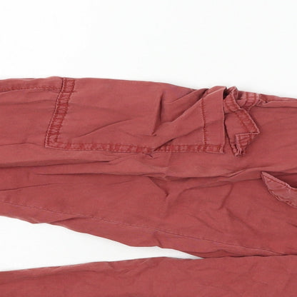 Primark Womens Red   Trousers  Size 8 L25 in