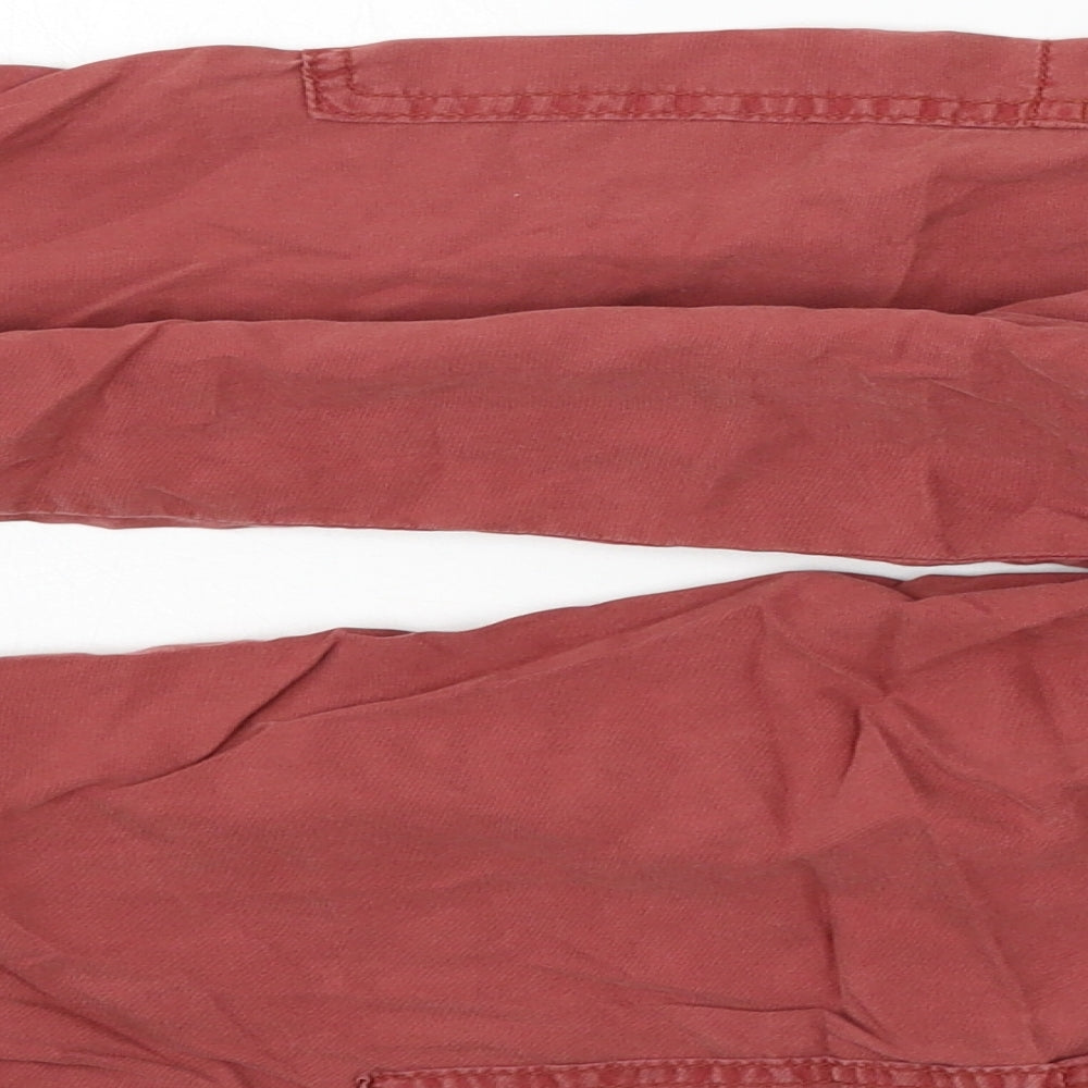 Primark Womens Red   Trousers  Size 8 L25 in