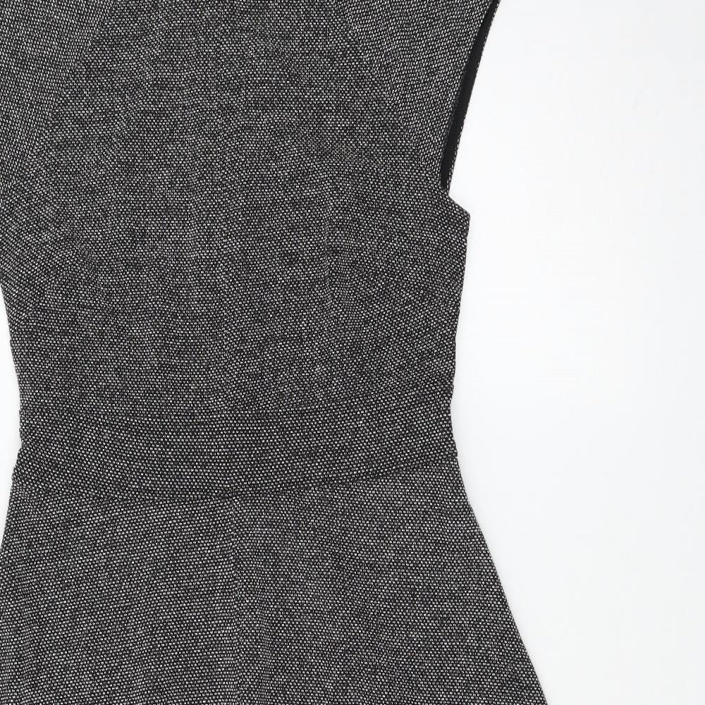 H&M Womens Grey   Skater Dress  Size M
