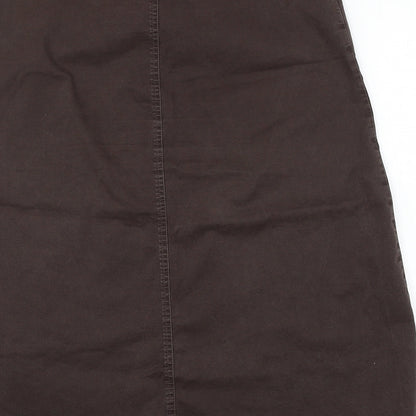 Jacqui E Womens Brown   Skater Skirt Size 12