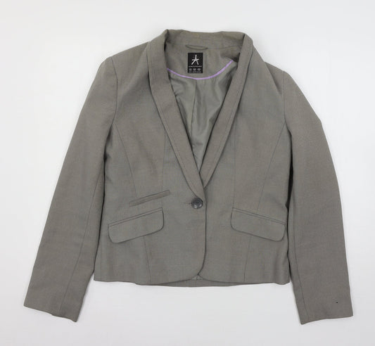 Atmosphere Womens Grey   Jacket Suit Size 14