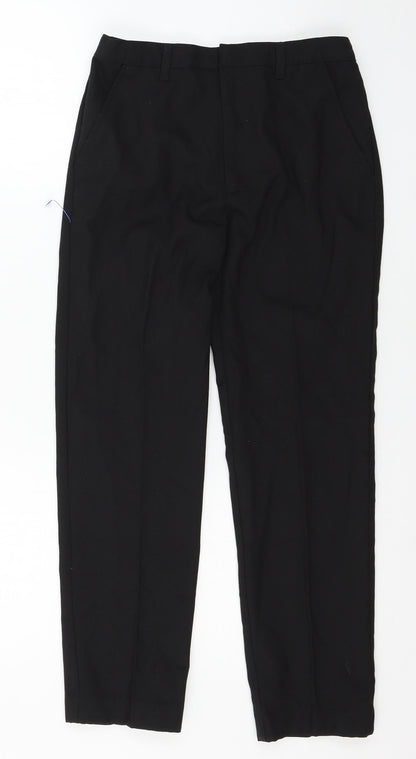 Nutmeg Boys Black   Dress Pants Trousers Size 11-12 Years