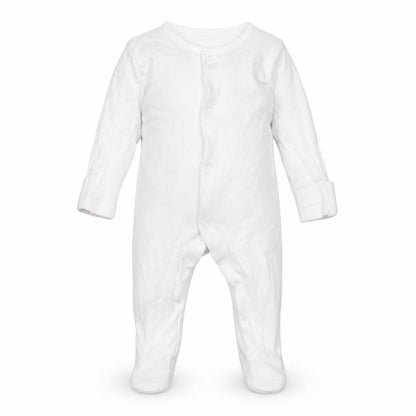 George Baby White Spotted Jersey Babygrow One-Piece Size 0-3 Months