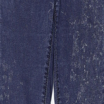 Denim & Co. Womens Blue  Denim Skinny Jeans Size 8 L32 in