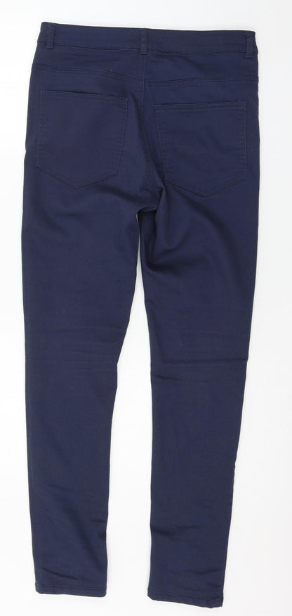 Womens UK Size L Bikbok Regular Fit Straight Blue Jeans