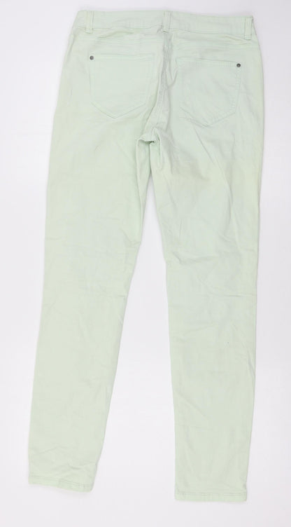 Laura Torelli collection Womens Green  Denim Skinny Jeans Size 8 L30 in