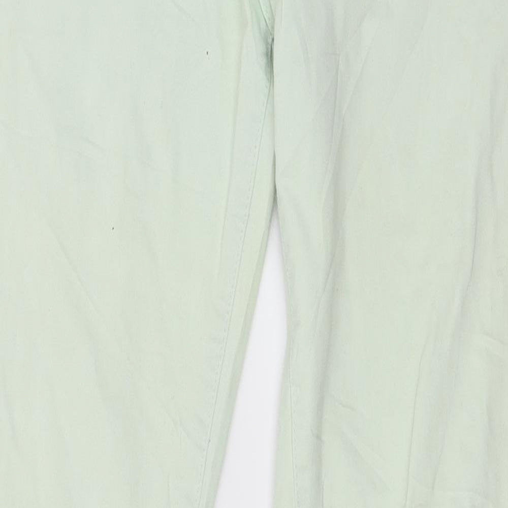 Laura Torelli collection Womens Green  Denim Skinny Jeans Size 8 L30 in