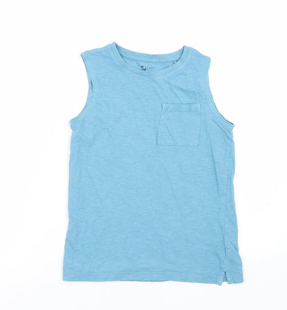 TU Boys Blue   Basic Tank Size 9 Years