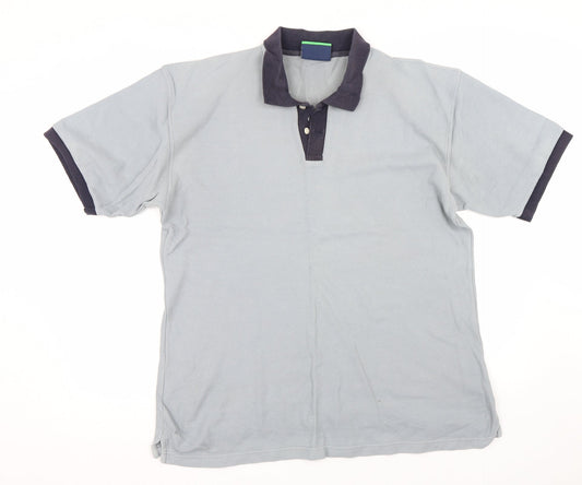 Atlantic Golf Mens Grey    Polo Size XL