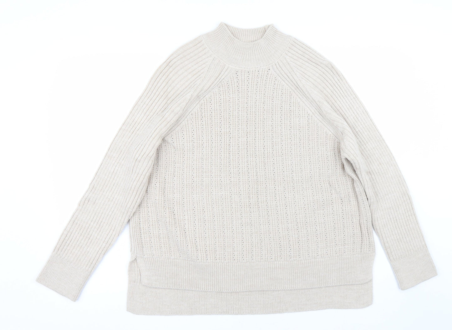 George Womens Beige   Pullover Jumper Size L