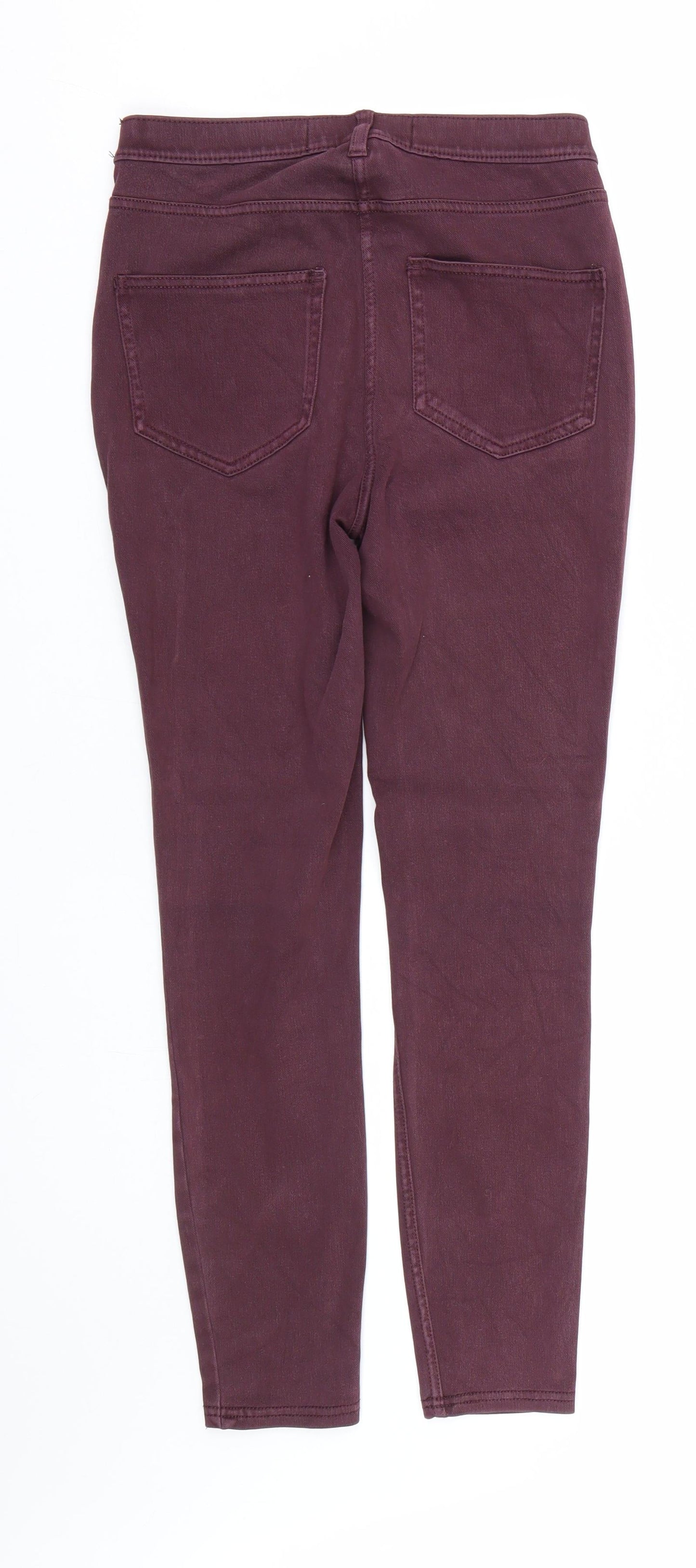 NEXT Womens Red  Denim Jegging Jeans Size 8 L25 in