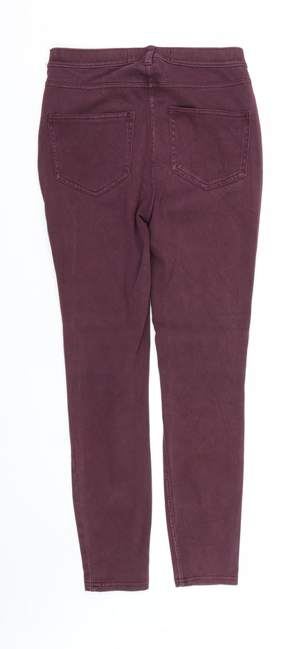 NEXT Womens Red  Denim Jegging Jeans Size 8 L25 in