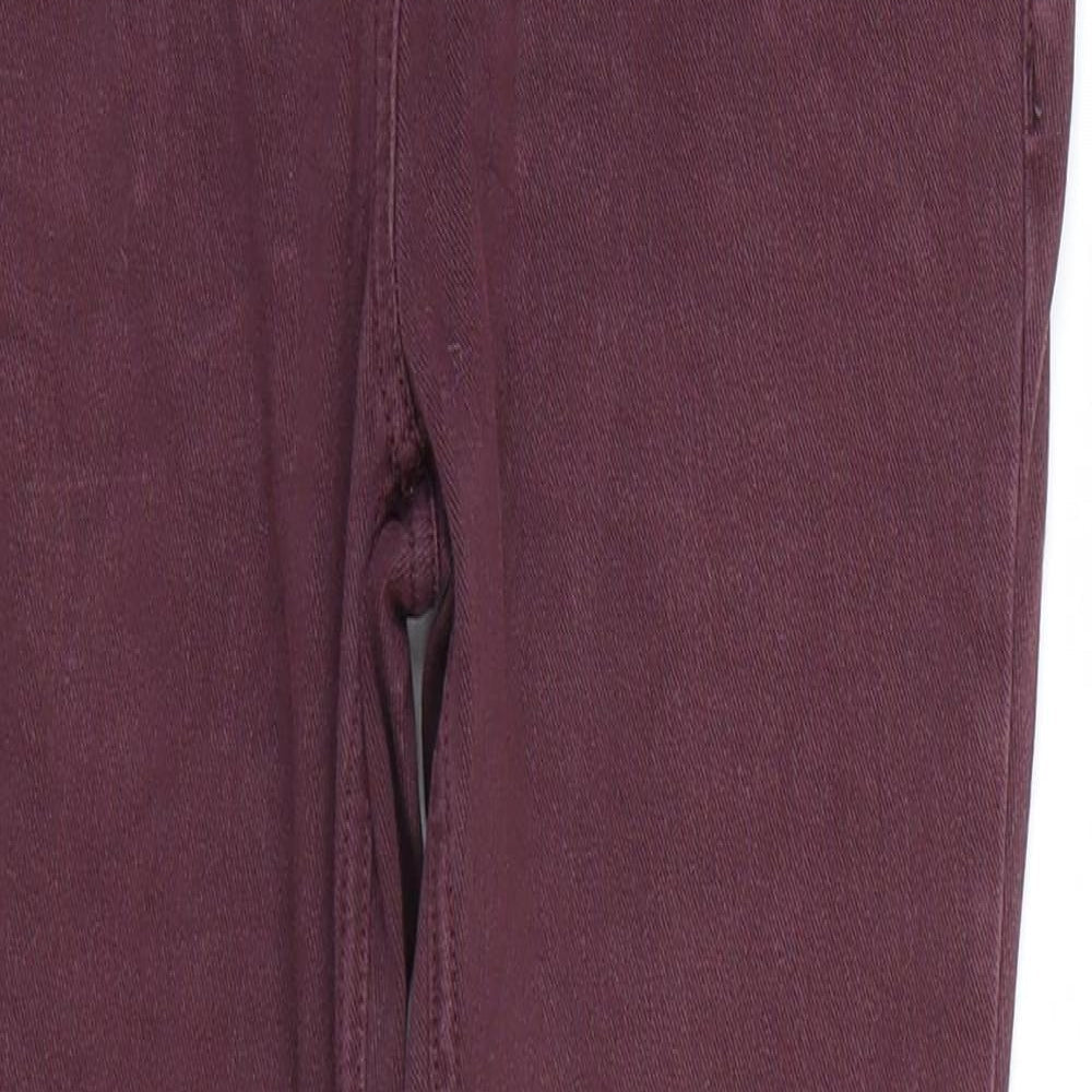 NEXT Womens Red  Denim Jegging Jeans Size 8 L25 in