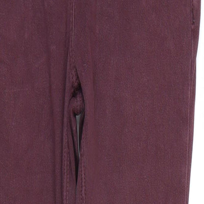 NEXT Womens Red  Denim Jegging Jeans Size 8 L25 in