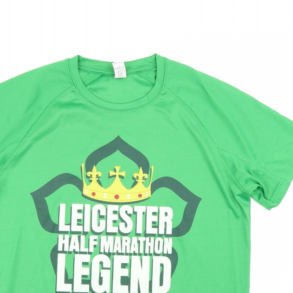 Roly Mens Green   Jersey T-Shirt Size S