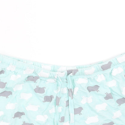 FOREVER 21 Womens Green    Sleep Shorts Size M  - Sheep Print